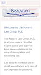 Mobile Screenshot of navarrolawgroup.com